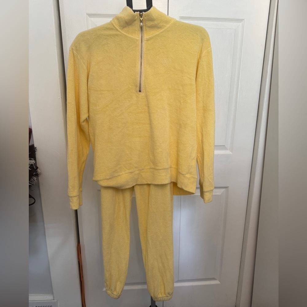 NWT Stoney Clover Lane x Donni Yellow Set M/L